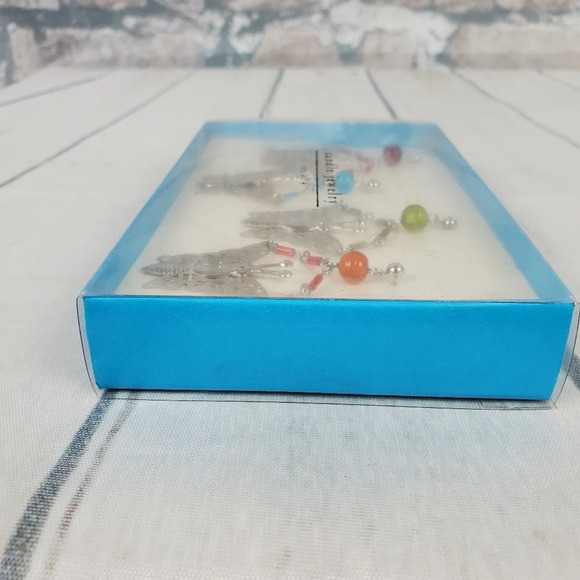 2/$25 Pier 1 Imports Candle Jewelry  Silver Metal Butterflies Set of 6 - Picture 12 of 14